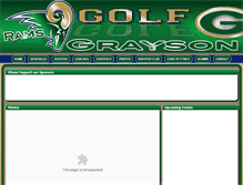 Tablet Screenshot of graysongolf.com